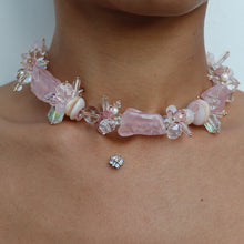 Load image into Gallery viewer, ROSE QUARTZ NECKLACE
