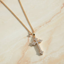 Load image into Gallery viewer, TRINITY CROSS NECKLACE
