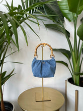 Load image into Gallery viewer, DENIM BAMBOO BAG

