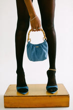 Load image into Gallery viewer, DENIM BAMBOO BAG
